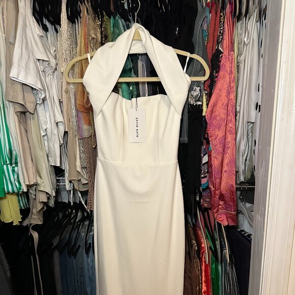 Effie Kats Meline Midi Dress - Ivory - Picture 4 of 7